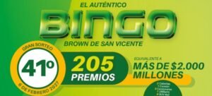 Arranca el 28 de Marzo ! Auténtico Bingo Brown de San Vicente