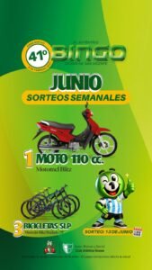 Sábado 13 de Junio – Sorteo Semanal Bingo Brown de San Vicente. Sumate Ya…