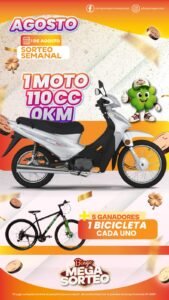 Sábado 1 de Agosto – Sorteo Semanal Bingo Mega Sorteo Las Parejas
