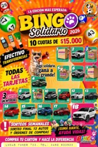 Ganadores Bingo Reaproa. Sorteo Semanal del 12 de Septiembre 2026